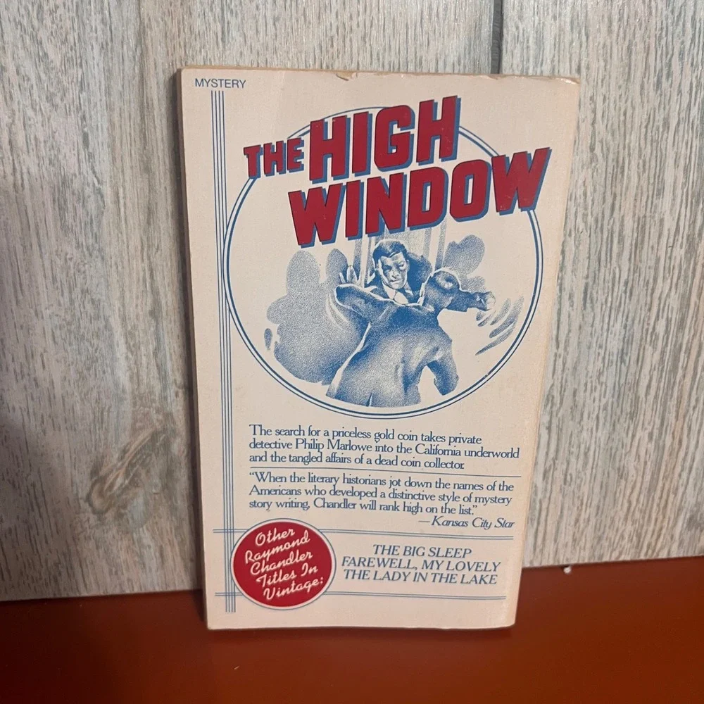 The High Window Raymond Chandler Philip Marlowe Mystery Vintage 1976 Paperback
